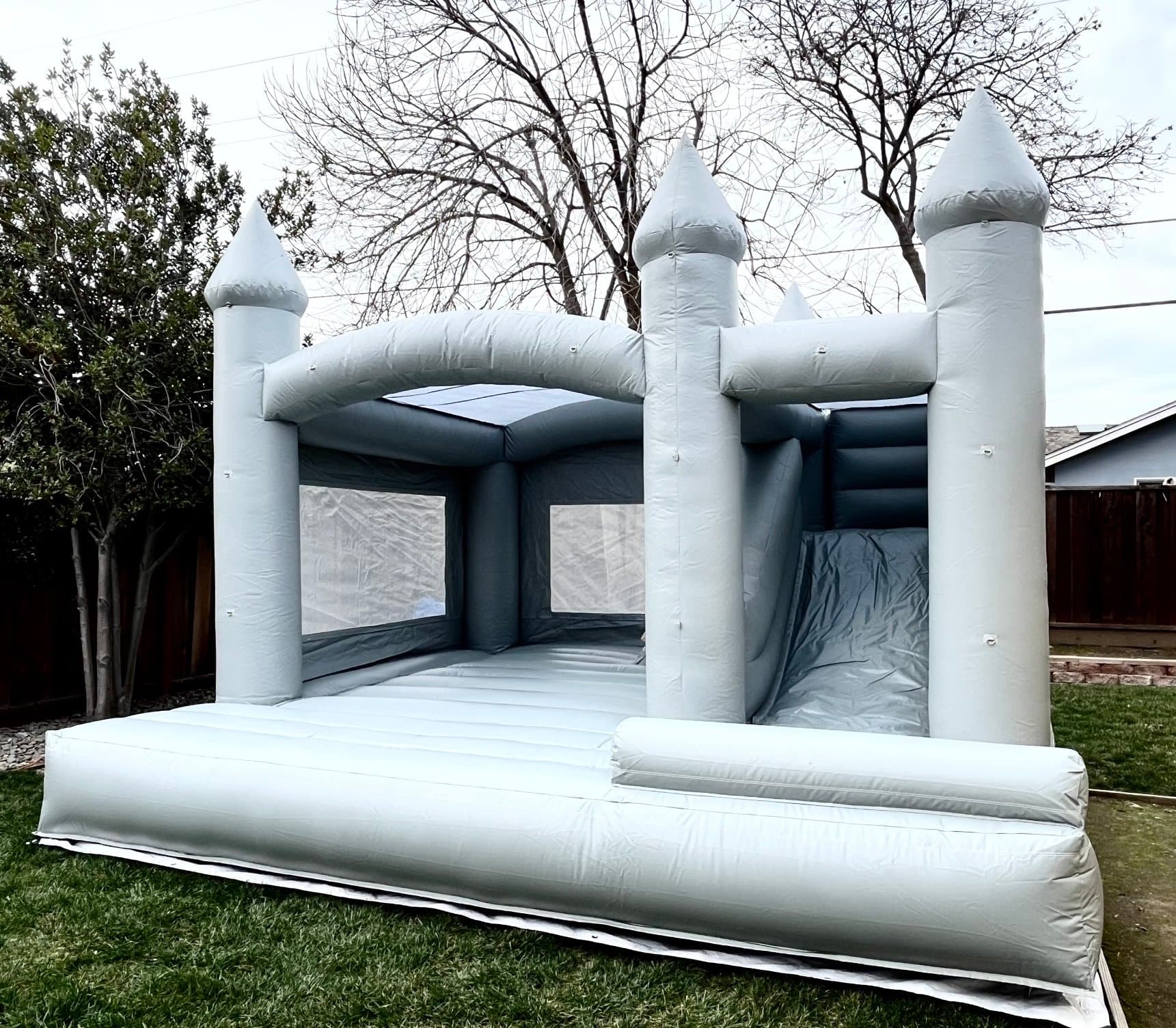 ‘SLATE VILLA’ BOUNCE HOUSE + SLIDE